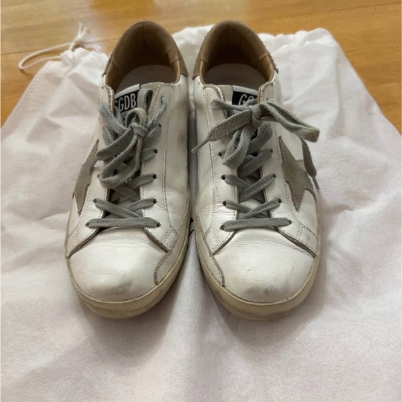 Golden Goose White and Gray Women's Sneakers - Picture 1 of 6